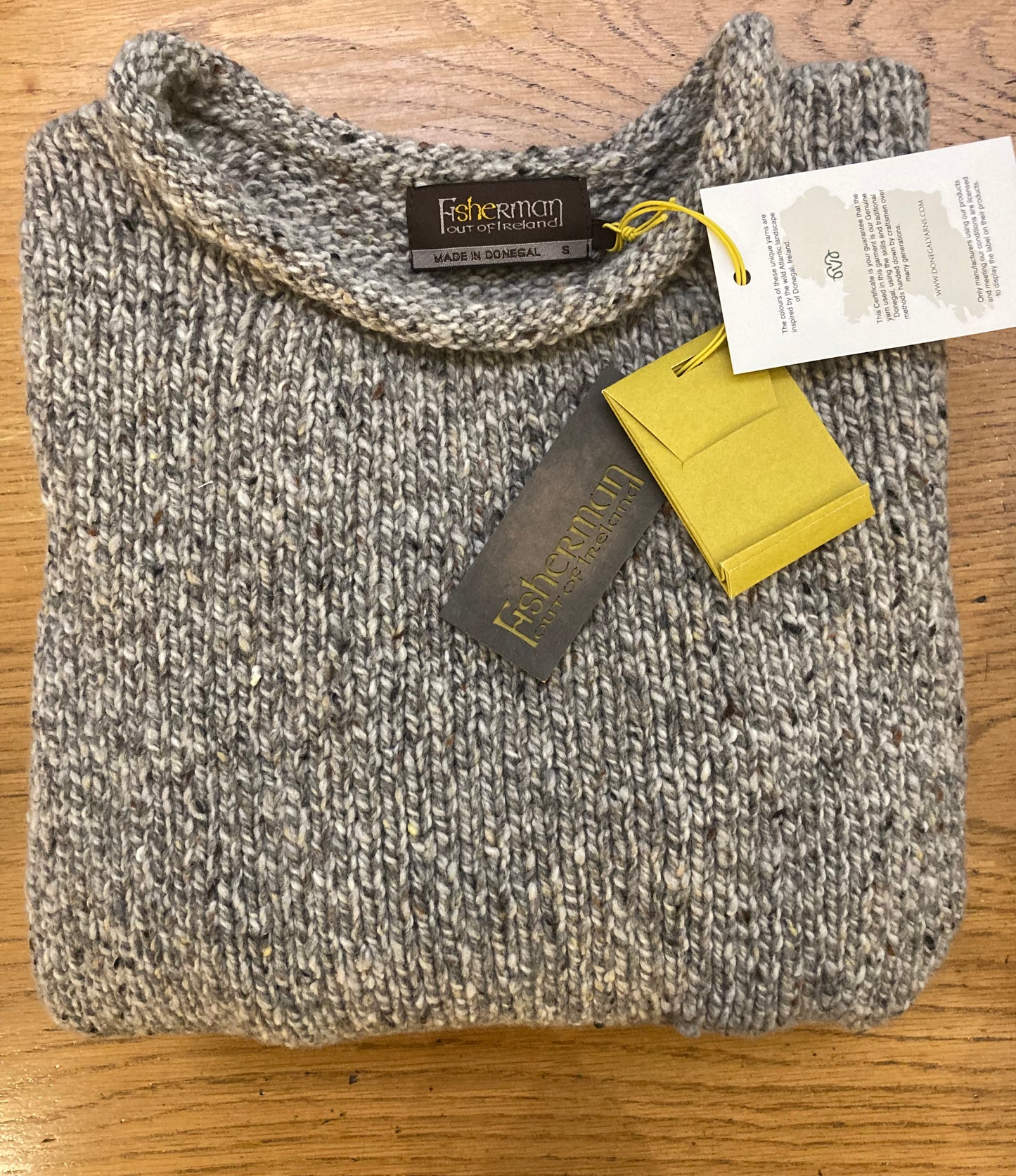 Donegal Fleck Roll Neck | Ierse Wollen Trui - dames - Truien Fisherman out of Ireland - Colorie