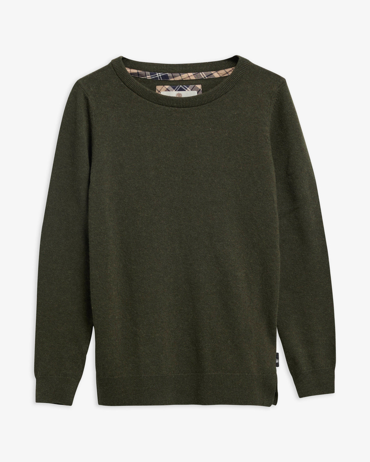 Wool Sweater | Extra Soft Lambswool (Brown Patt)