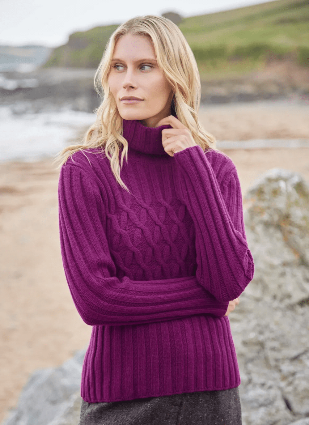 Truien Dames Leuke Merk Truien Donegal Coltrui Deep Grey Grijze