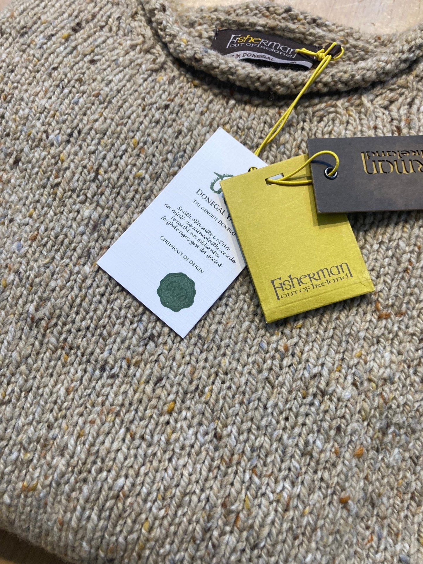 Donegal Fleck Roll Neck | Ierse Wollen Trui - Colorie the Hague