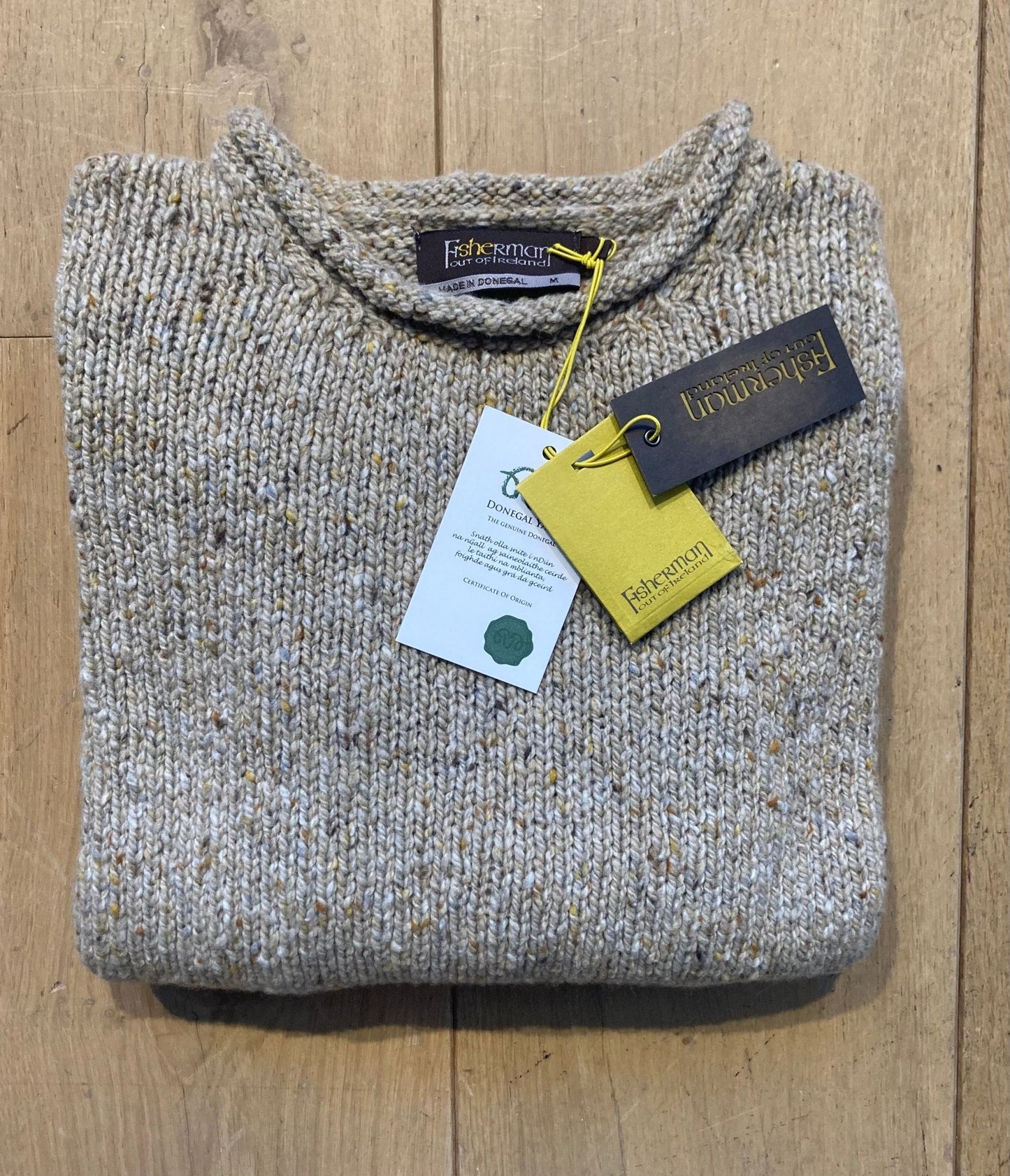 Donegal Fleck Roll Neck | Ierse Wollen Trui - Colorie the Hague