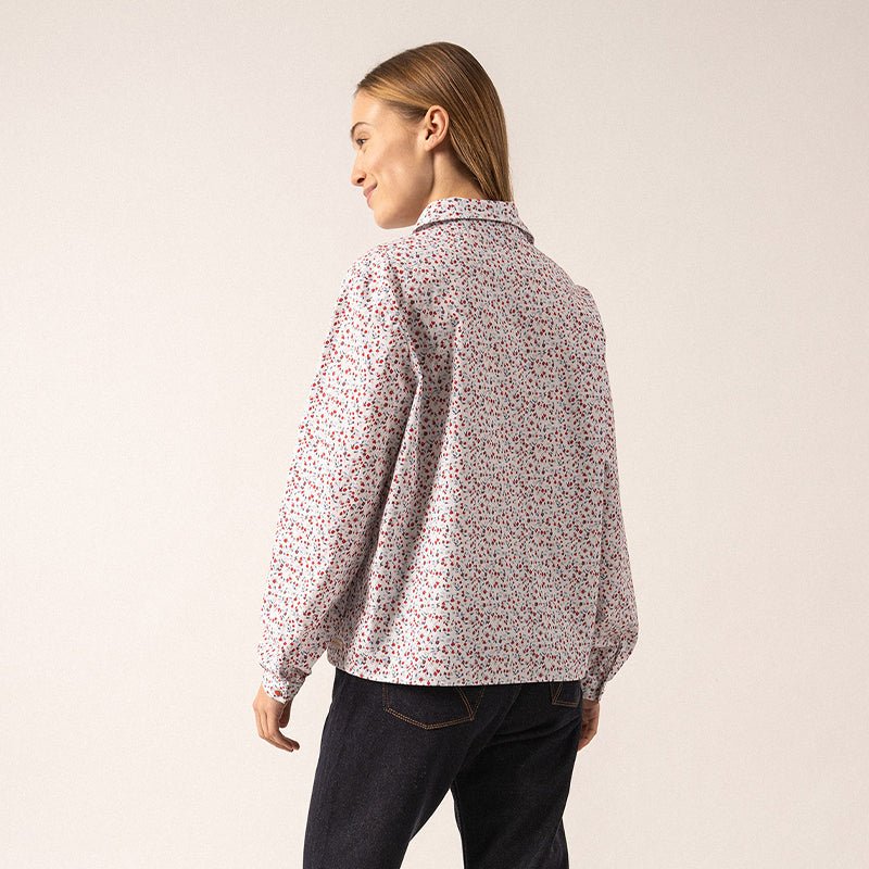 Dun Katoenen Blouse | Alicia - Colorie