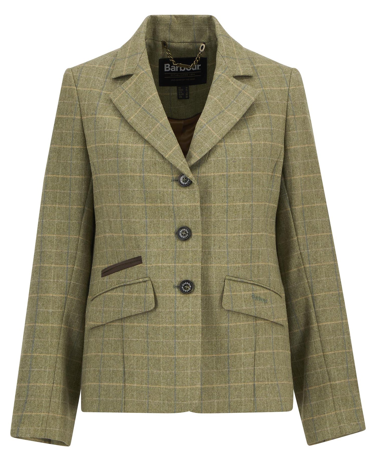 Getailleerde Blazer | Groen Tartan - Colorie the Hague