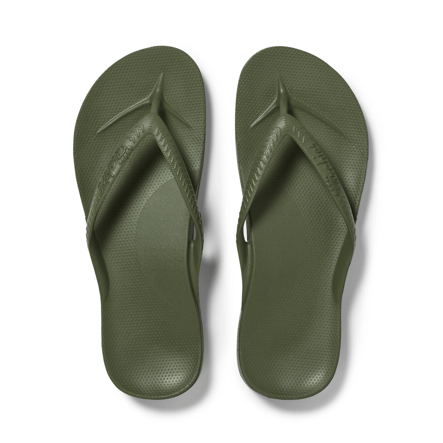 Heren Slippers Met Voetbed | Olive - Colorie the Hague