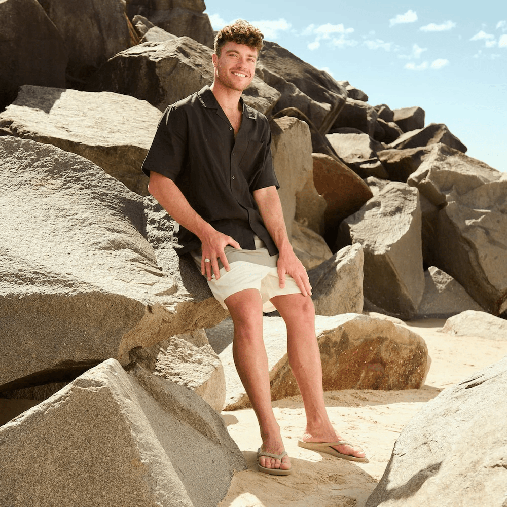 Heren Slippers Met Voetbed | Taupe - Colorie the Hague