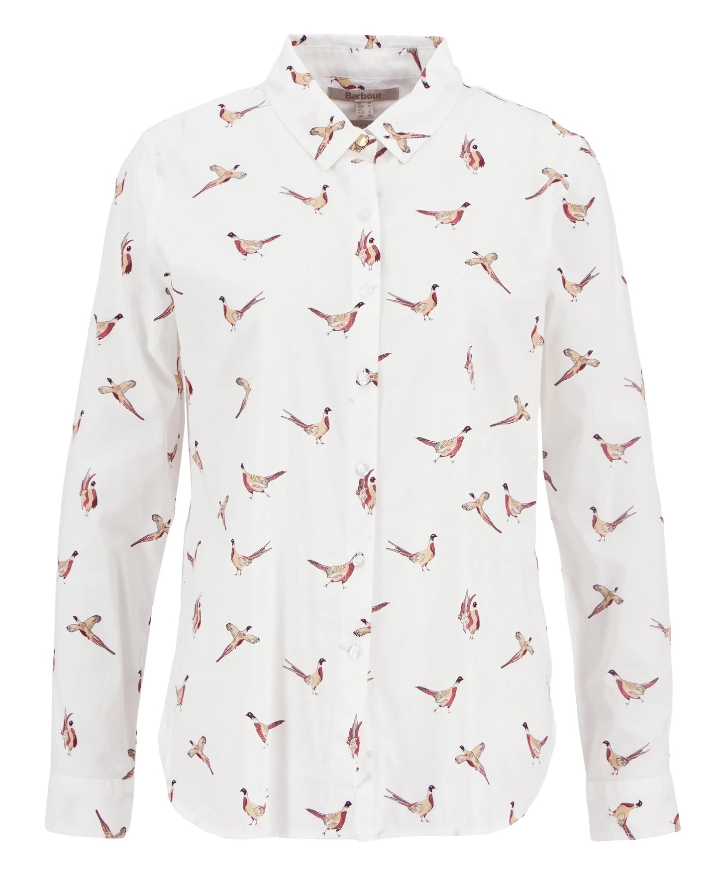 Katoenen Blouse | Vogel Patroon - Colorie the Hague