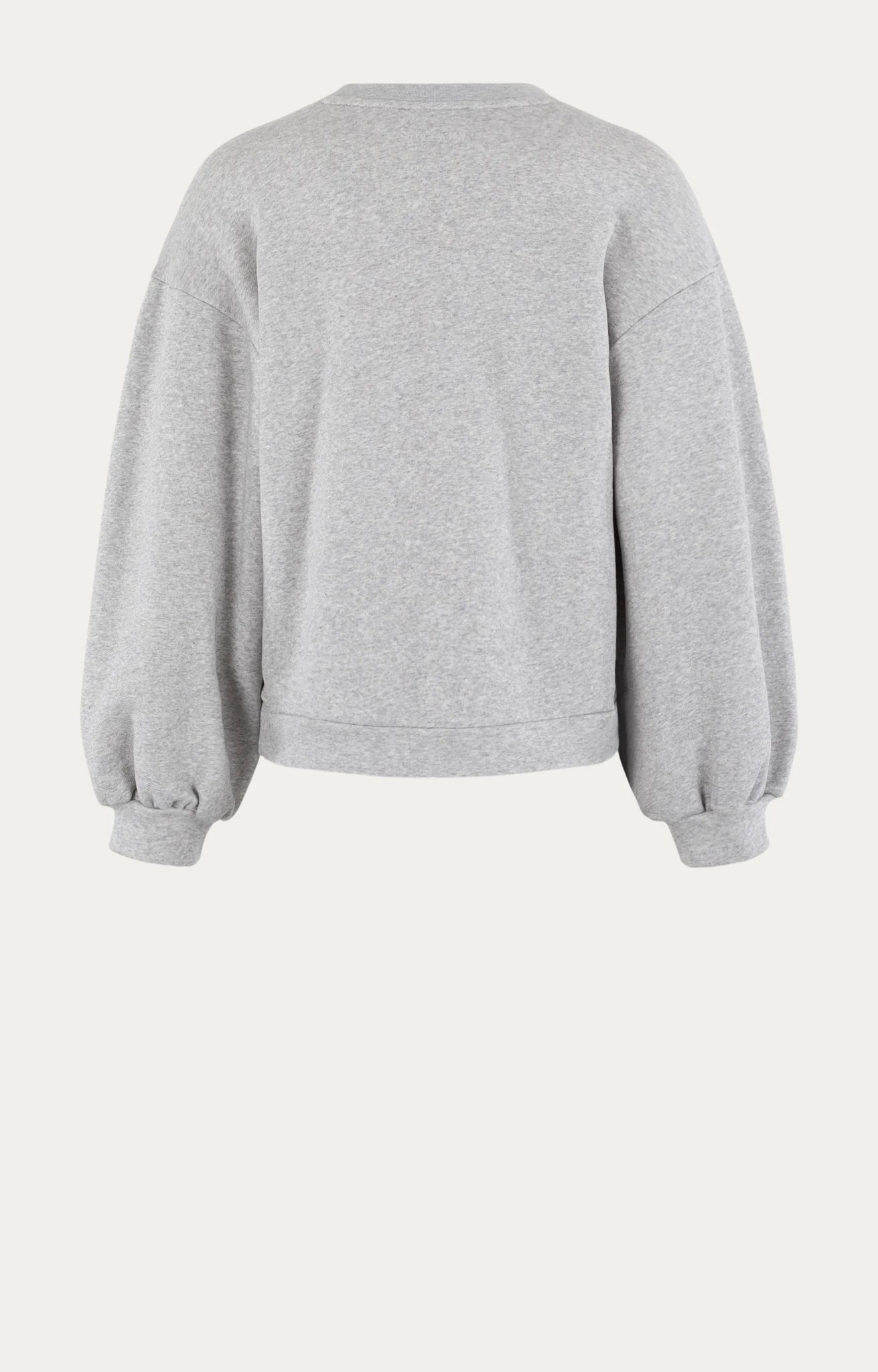 Katoenen Trui | Acacia | Grey Melange Solid - Colorie the Hague