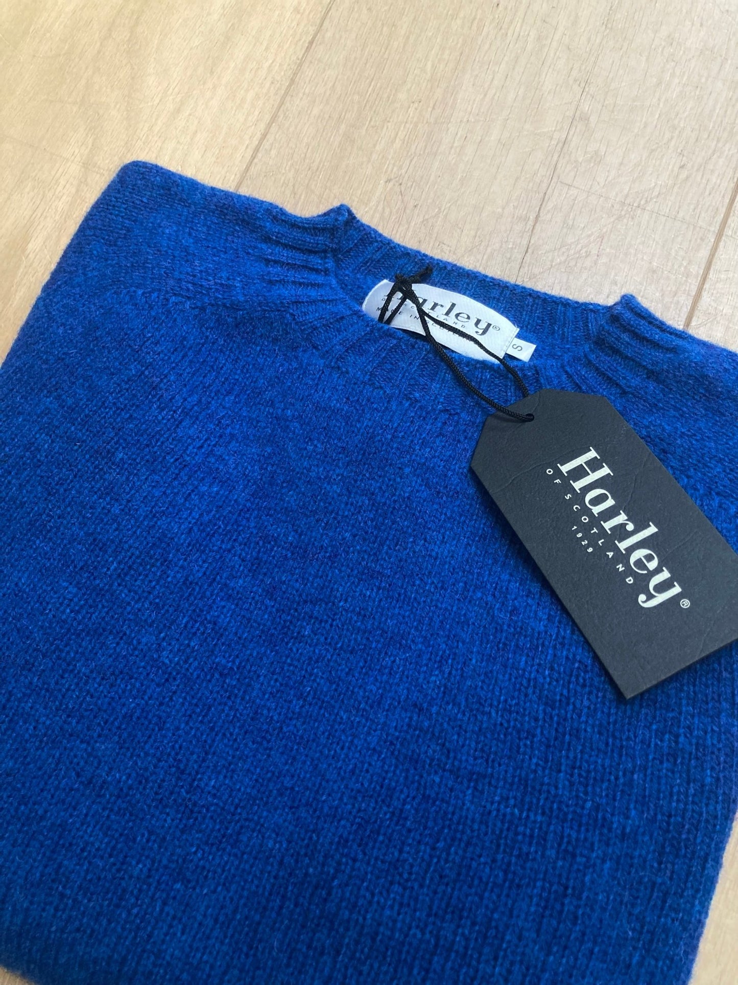 Lamswollen Trui | Gemêleerd | Sapphire - Colorie the Hague