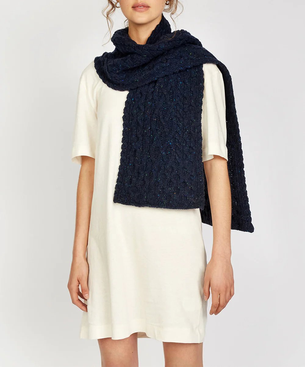 Luxe Aran Sjaal - Colorie the Hague