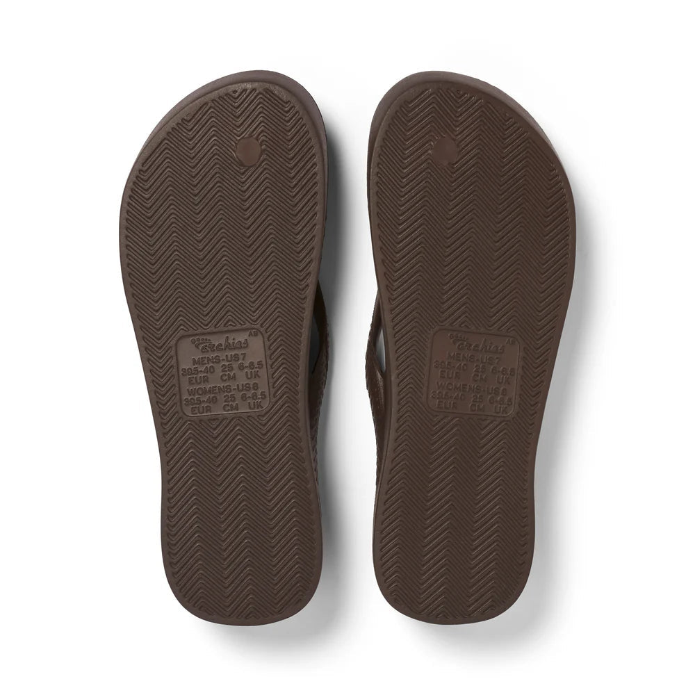 Slippers Met Voetbed | Brown - Colorie the Hague