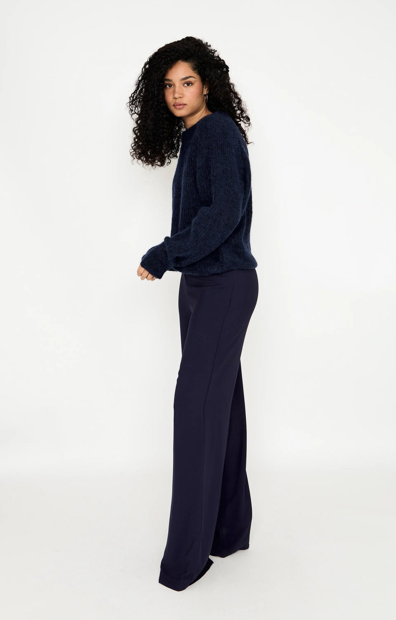 Wollen Trui | Medea | Navy - Colorie the Hague