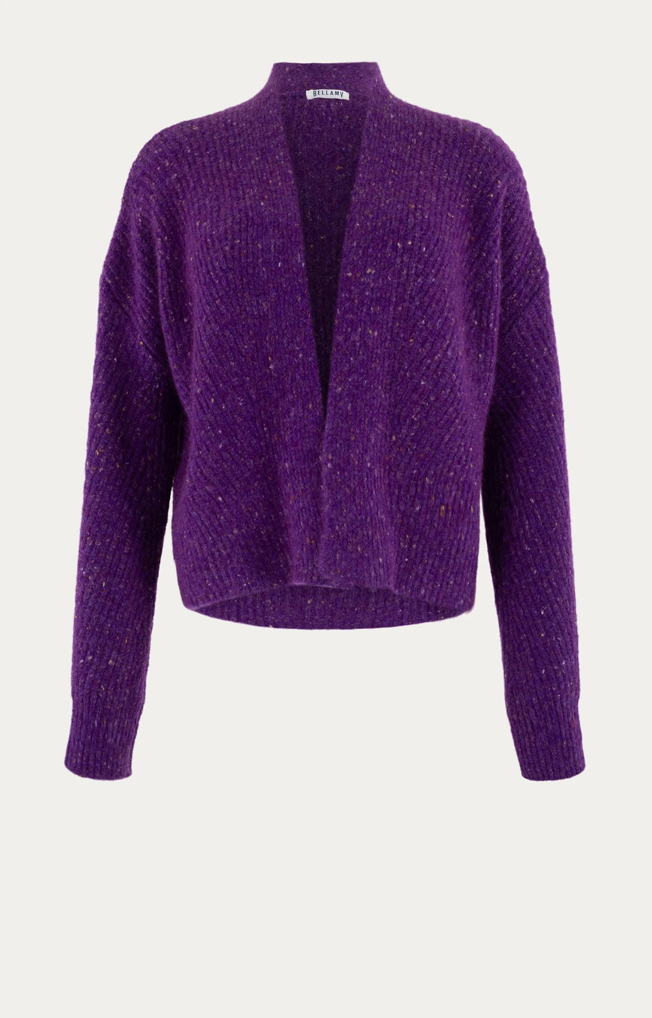 Wollen Vest | Michelle | Dark Purple Solid - Colorie the Hague