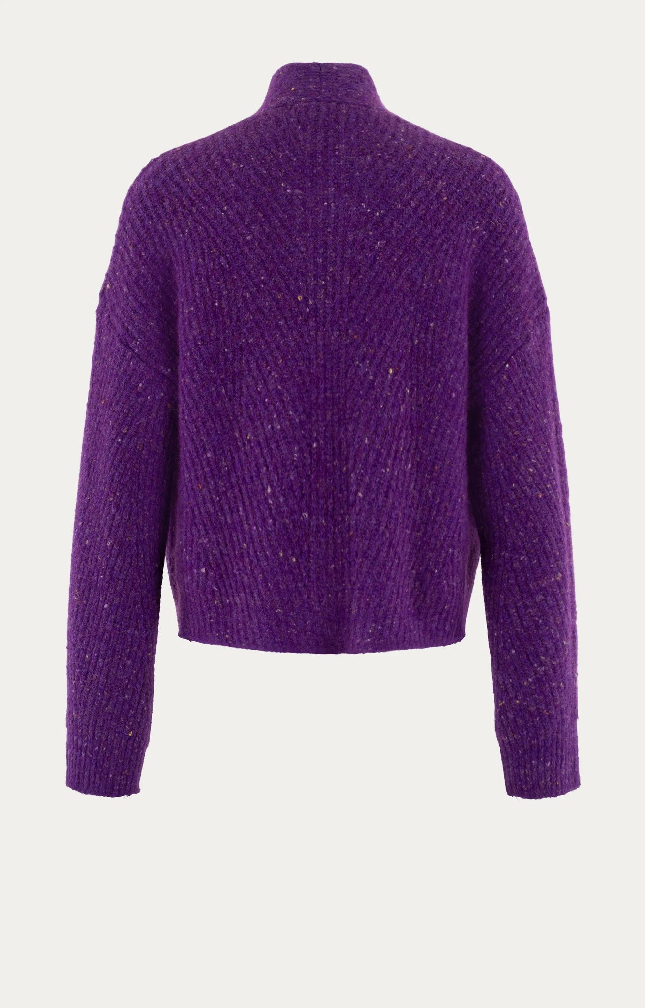 Wollen Vest | Michelle | Dark Purple Solid - Colorie the Hague