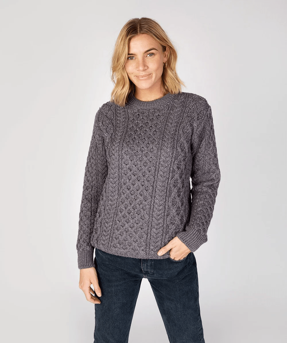 Blasket Honeycomb | Ierse Wollen Trui - Colorie