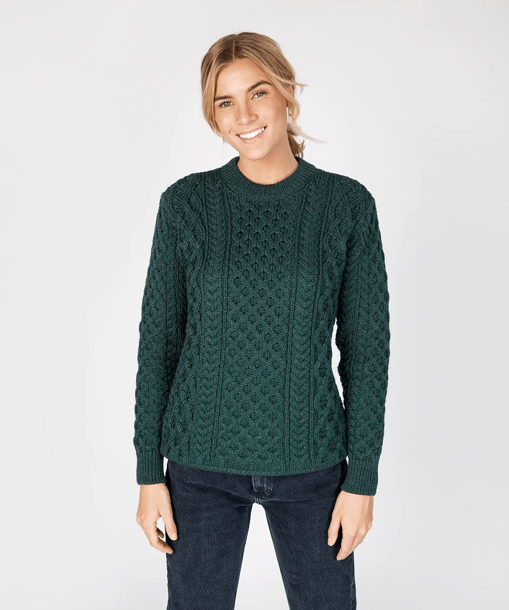 Blasket Honeycomb | Ierse Wollen Trui - Colorie