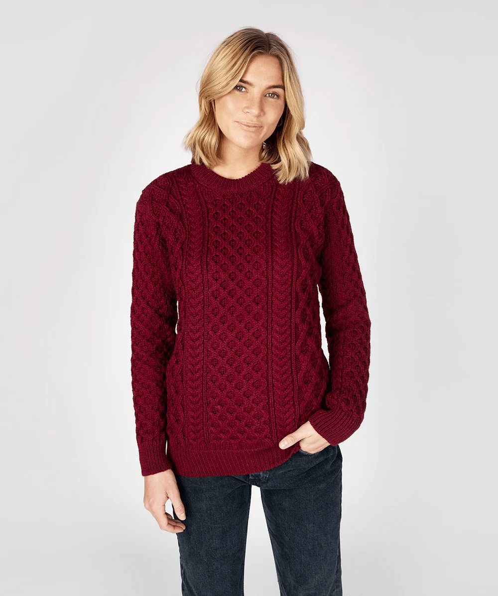 Blasket Honeycomb | Ierse Wollen Trui - Colorie