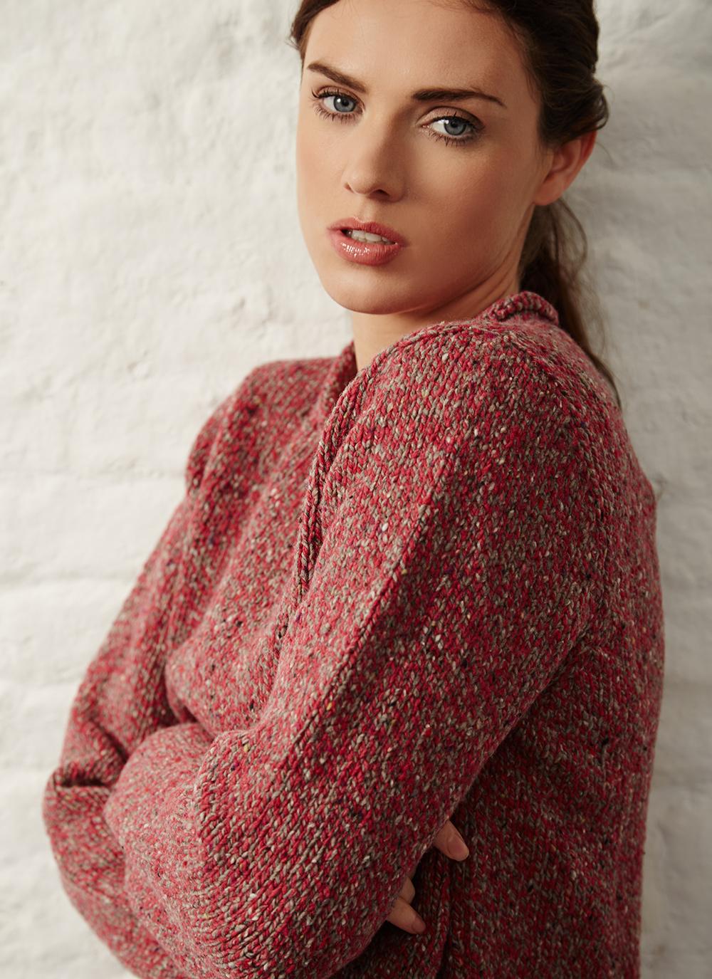 Donegal Fleck Roll Neck | Ierse Wollen Trui - dames - Truien Fisherman out of Ireland - Colorie