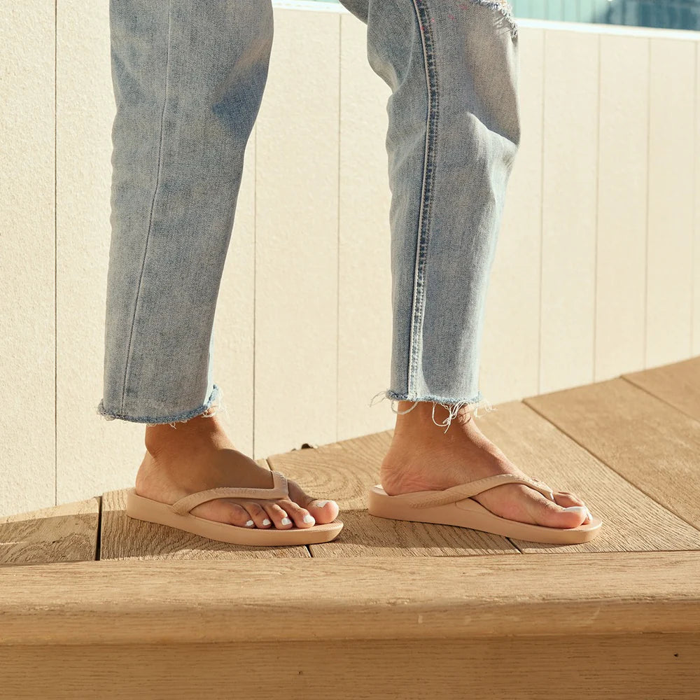 Slippers Met Voetbed | Tan