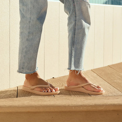 Slippers Met Voetbed | Tan