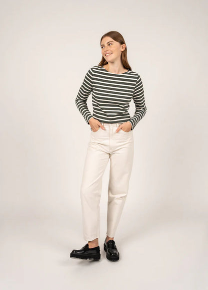 Saint James Dames - Meridame | Bretonse Streep Shirt van Stevig Katoen