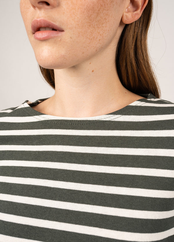 Saint James Dames - Meridame | Bretonse Streep Shirt van Stevig Katoen