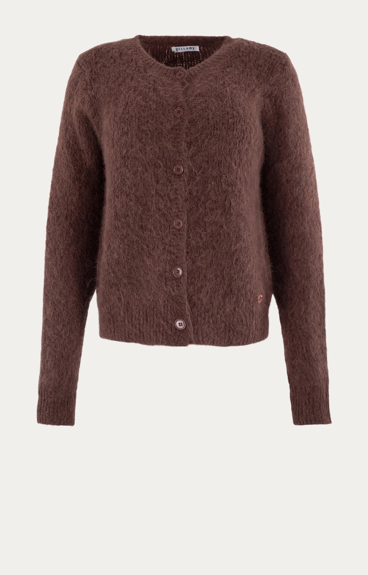 Bellamy Gallery | Wollen Dames vest | Thori | Hazelnut Solid