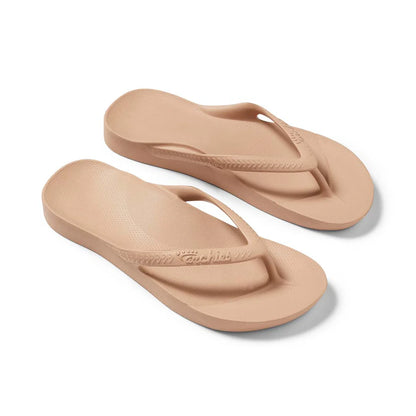 Slippers Met Voetbed | Tan