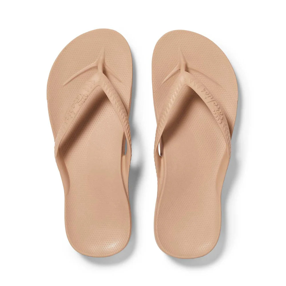 Slippers Met Voetbed | Tan