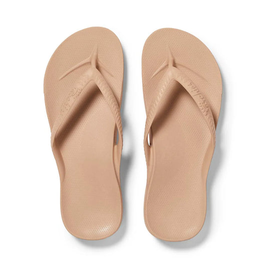 Slippers Met Voetbed | Tan