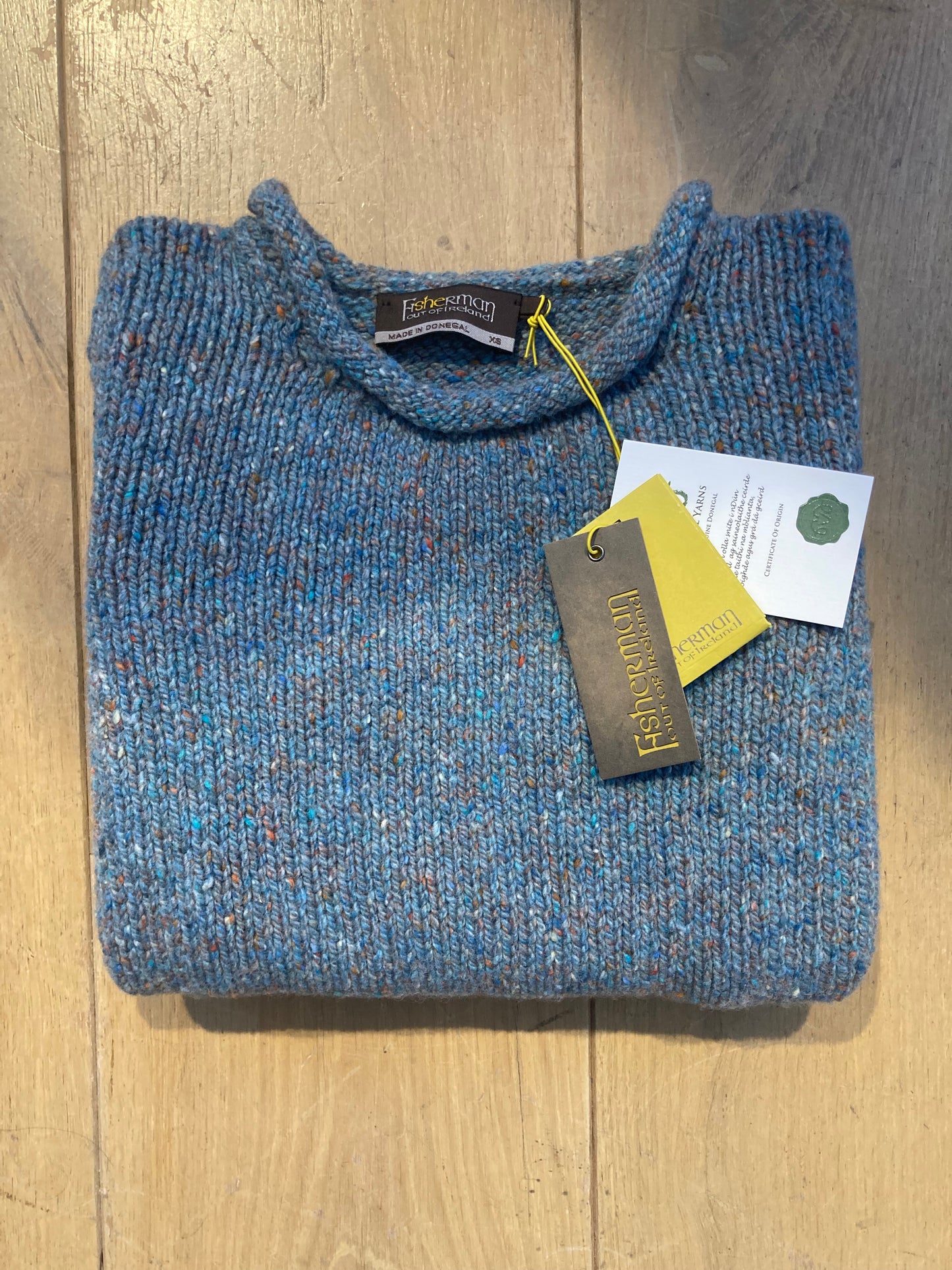 Donegal Fleck Roll Neck | Ierse Wollen Trui