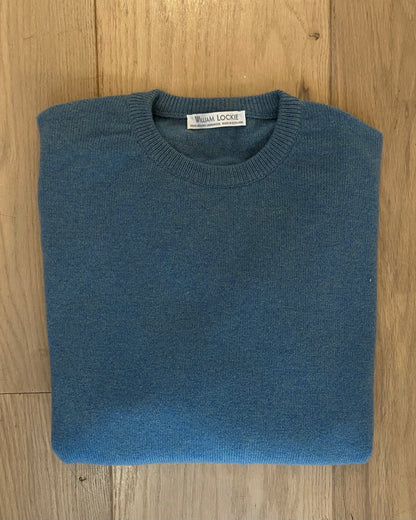 Lamswollen Trui | Blue Lovat