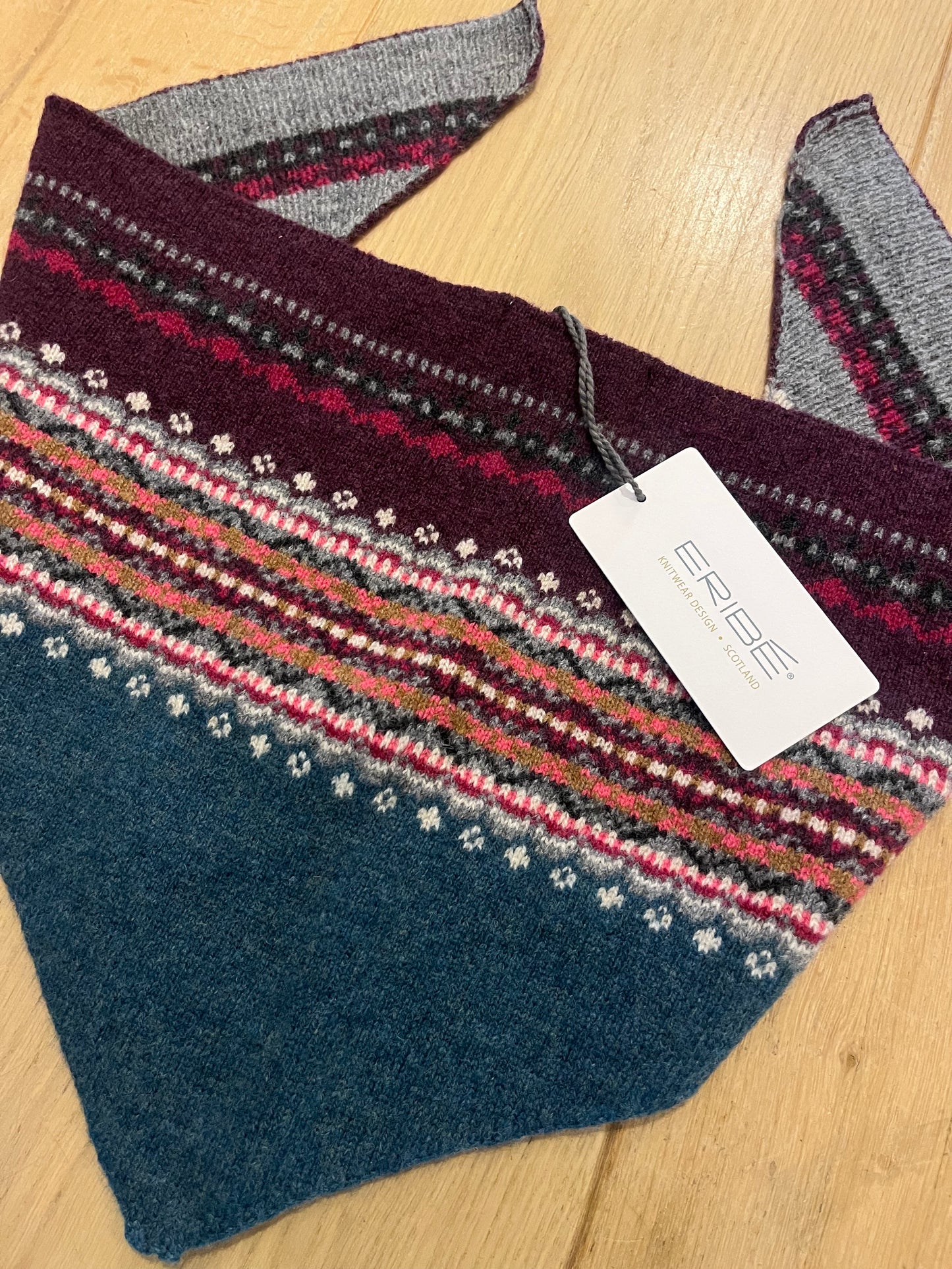 Eribé | Merinowollen Sjaal Dames | Velvet