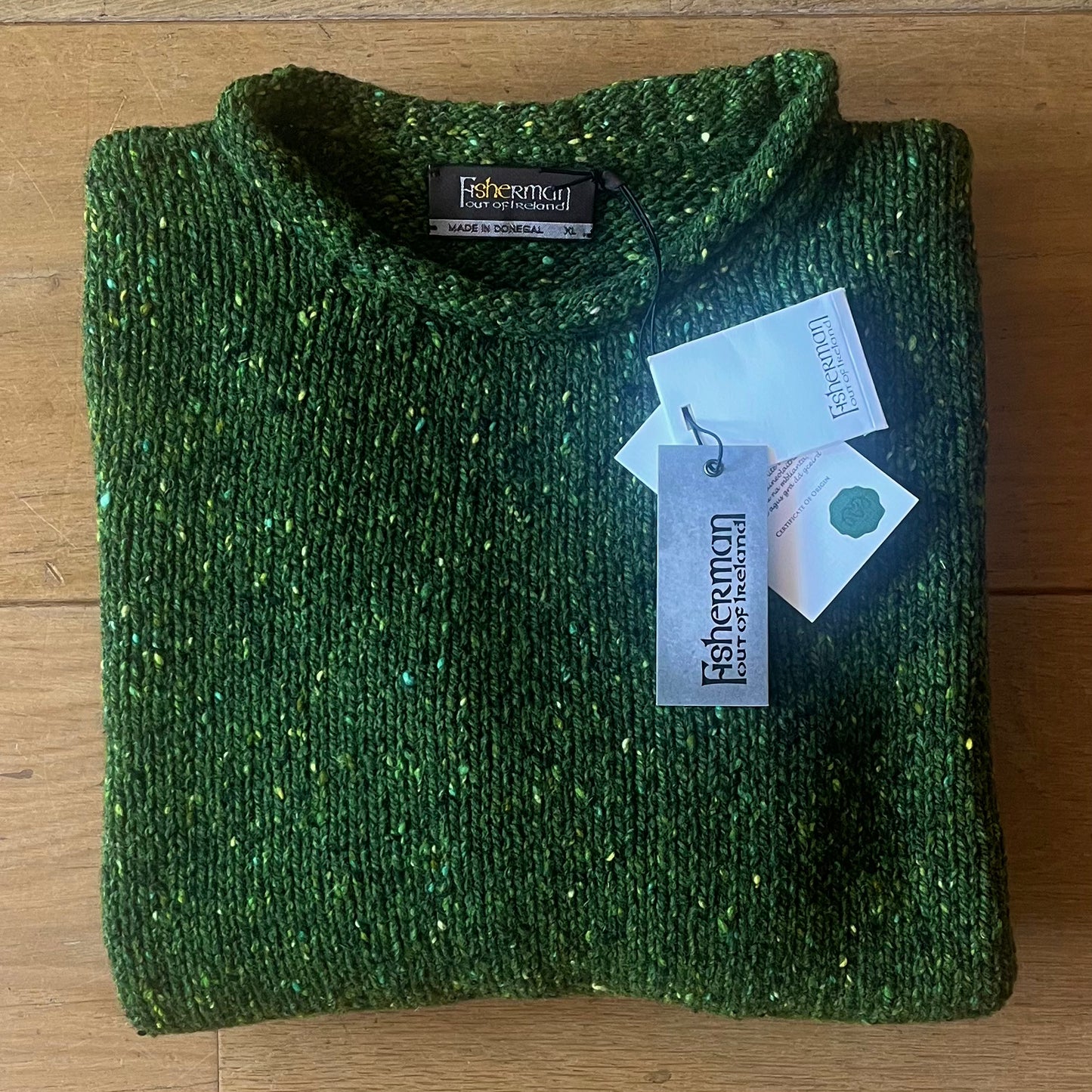 Fisherman out of Ireland | Ierse Trui Dames | Donegal Roll Neck