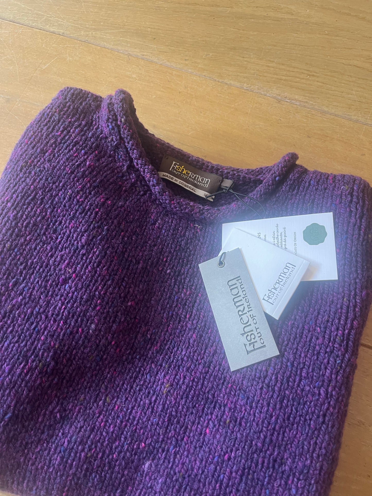 Fisherman out of Ireland | Ierse Trui Dames | Donegal Roll Neck