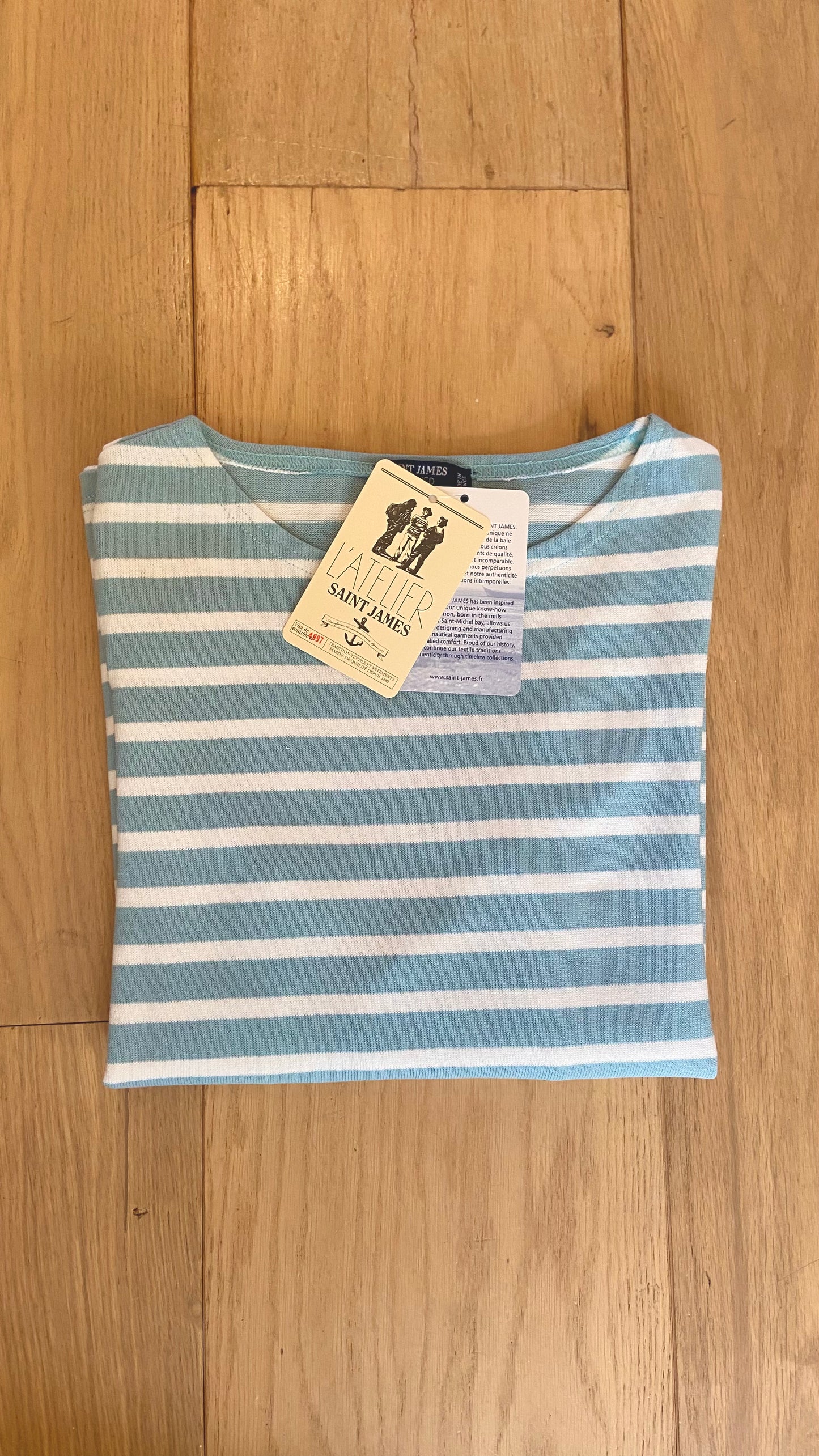 Saint James Meridame | Bretonse Streep Shirt van Stevig Katoen