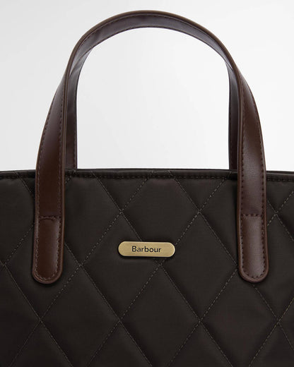 Barbour Dames | Quilted Mini Tote Bag | Olive
