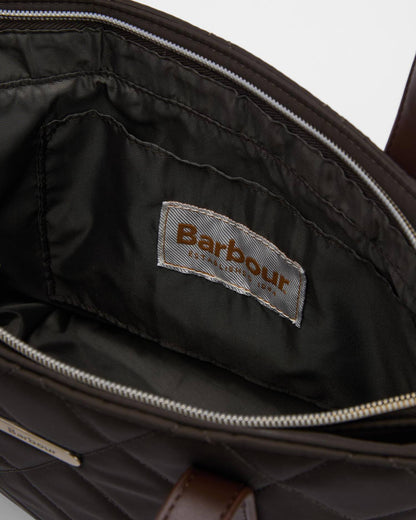 Barbour Dames | Quilted Mini Tote Bag | Olive