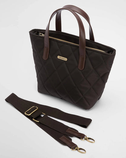 Barbour Dames | Quilted Mini Tote Bag | Olive