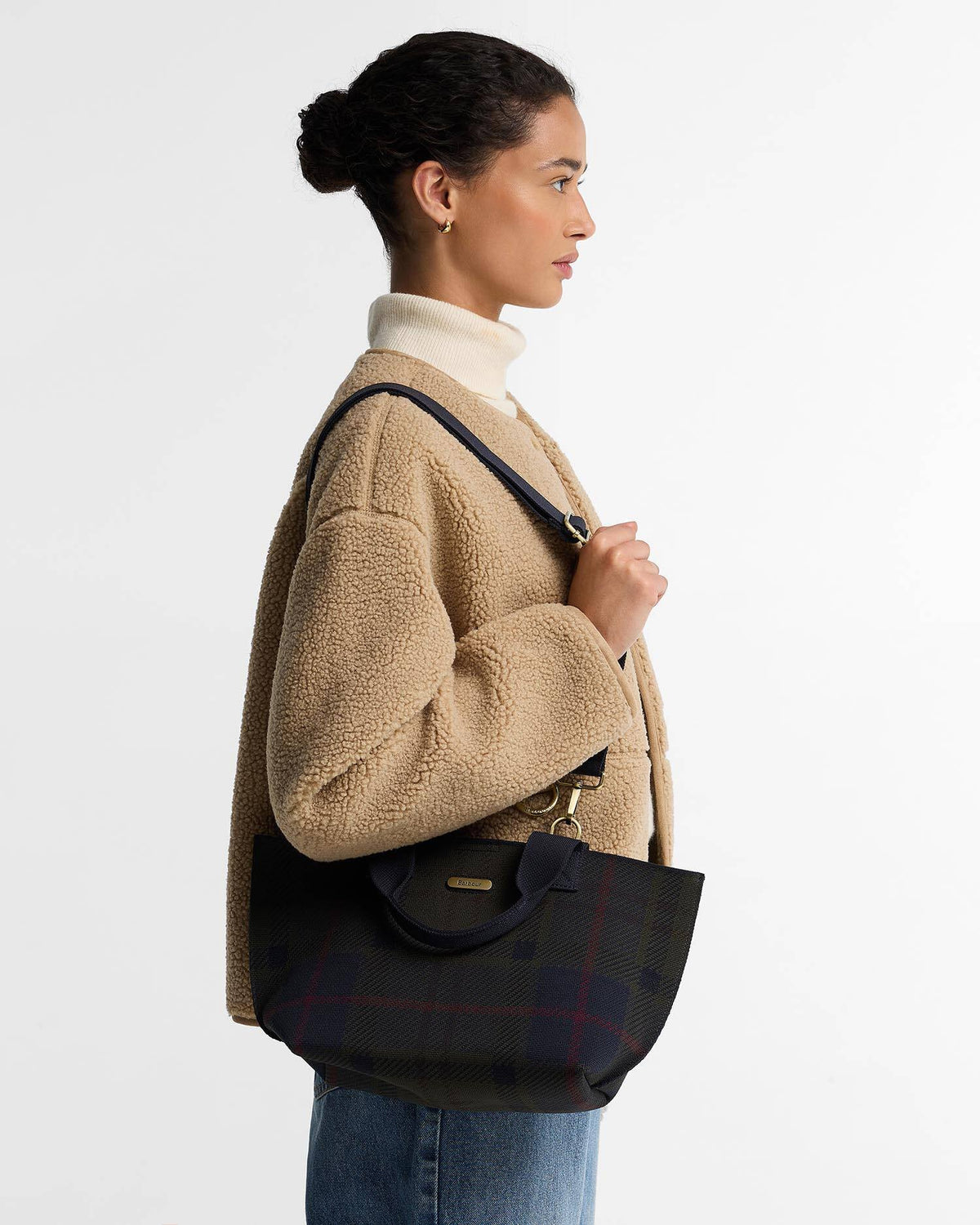 Wool Sweater | Extra Soft Lambswool (Brown Patt)