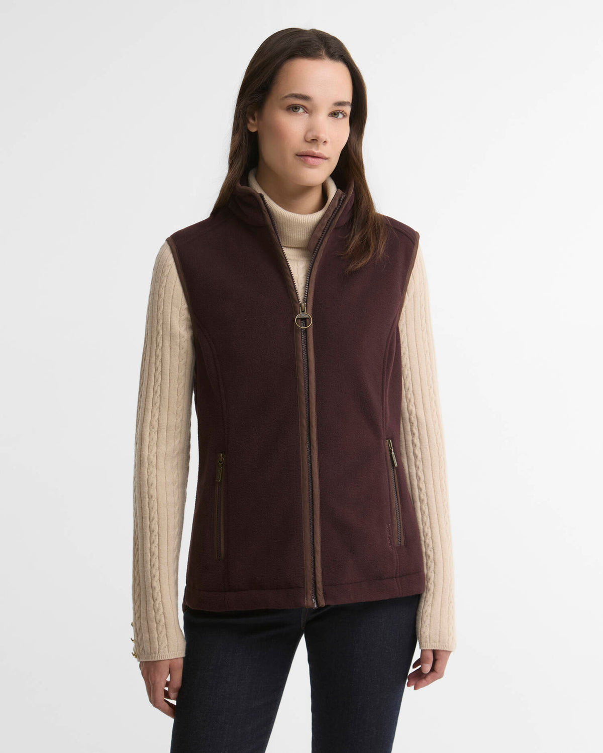 Wool Sweater | Extra Soft Lambswool (Brown Patt)