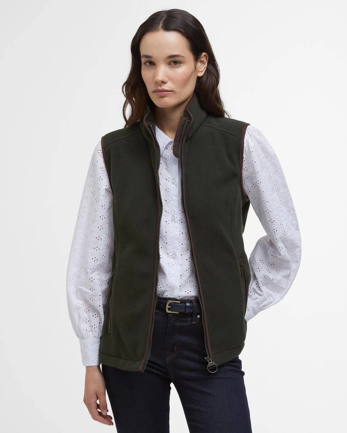 Barbour Dames | Country Colton Fleece Gilet | Sage