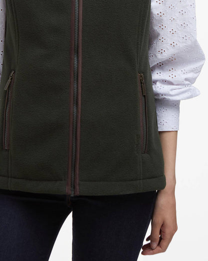 Barbour Dames | Country Colton Fleece Gilet | Sage
