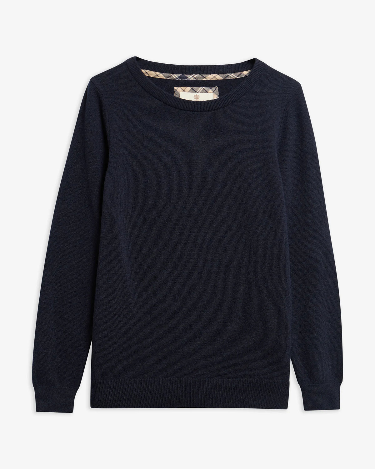 Wool Sweater | Extra Soft Lambswool (Brown Patt)