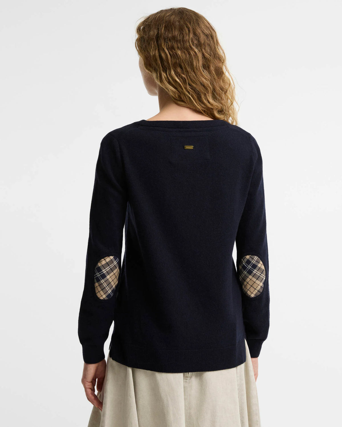 Wool Sweater | Extra Soft Lambswool (Brown Patt)