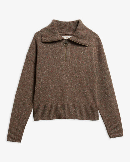 Wool Sweater | Extra Soft Lambswool (Brown Patt)