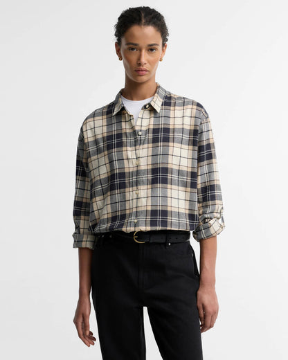 Wool Sweater | Extra Soft Lambswool (Brown Patt)