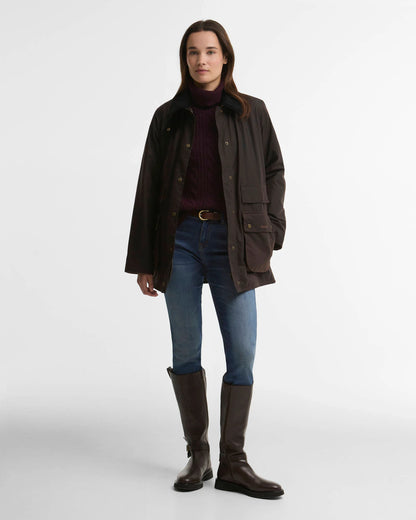 Wool Sweater | Extra Soft Lambswool (Brown Patt)