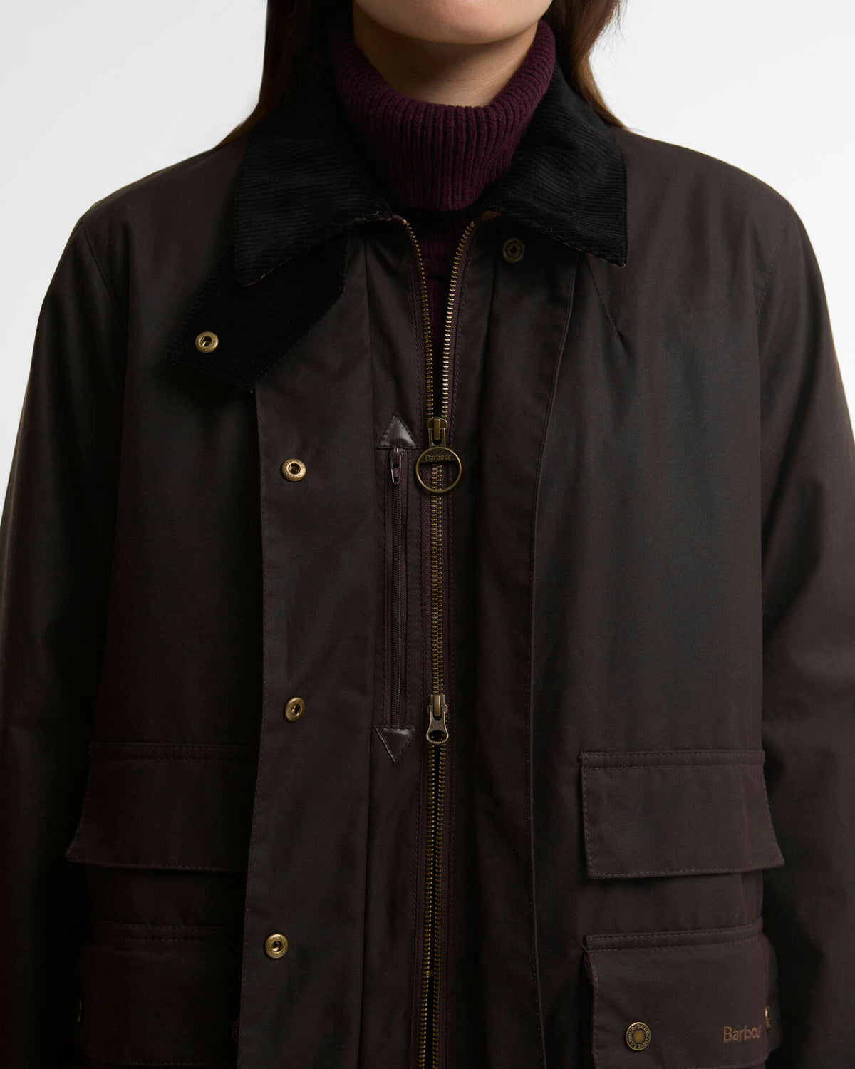 Wool Sweater | Extra Soft Lambswool (Brown Patt)