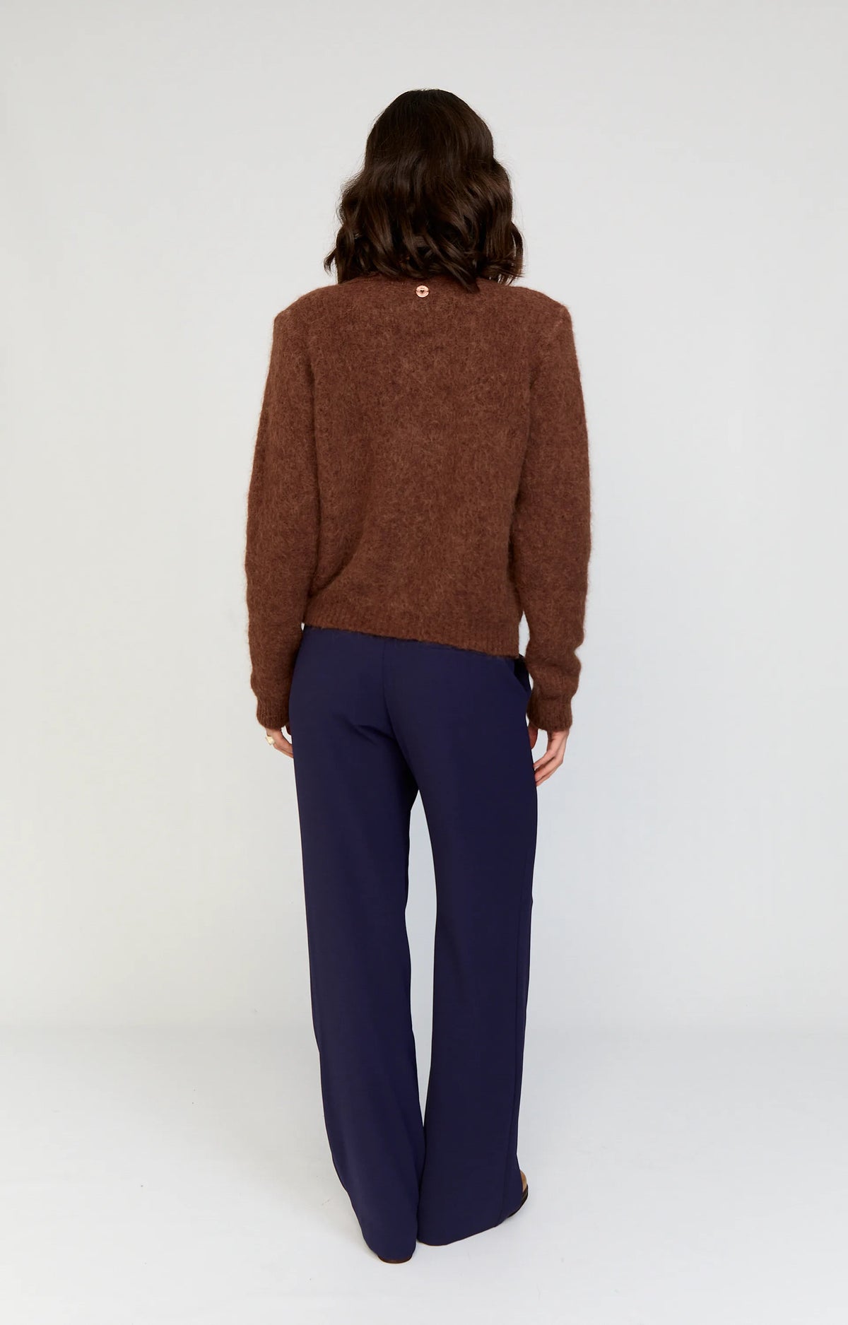 Bellamy Gallery | Wollen Dames vest | Thori | Hazelnut Solid