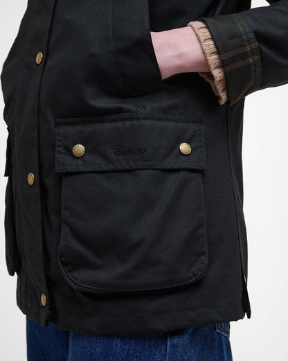Barbour Dames | Acorn Waxed Jacket Navy - Colorie the Hague